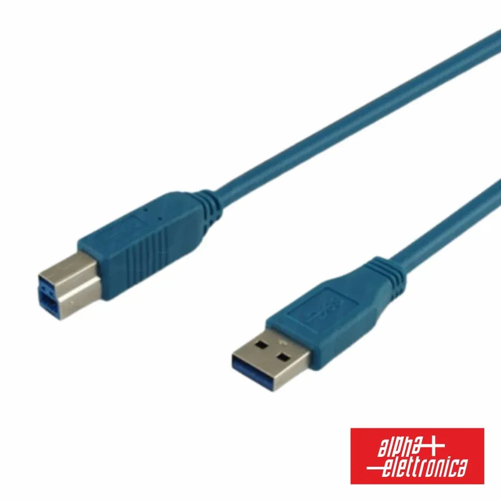 Cabo USB-A 3.0 Macho / USB-B Macho 2m ALPHA