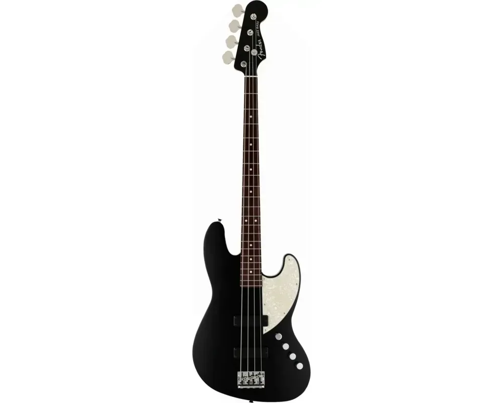 Fender Made in Japan Elemental Jazz Bass HH RW SBK.