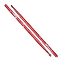 Baquetas Ponta Madeira Zildjian 5A Z5AR Vermelho
