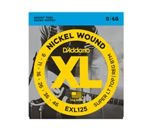 Jogo cordas guitarra elétrica D'Addario EXL125 009-046