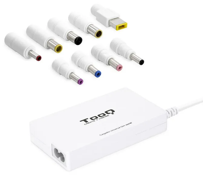 Carregador de Portátil Slim Tooq 100W 1x USB 9 Conectores Branco