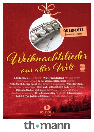 Holzschuh Verlag Weihnachtslieder Querflöte
