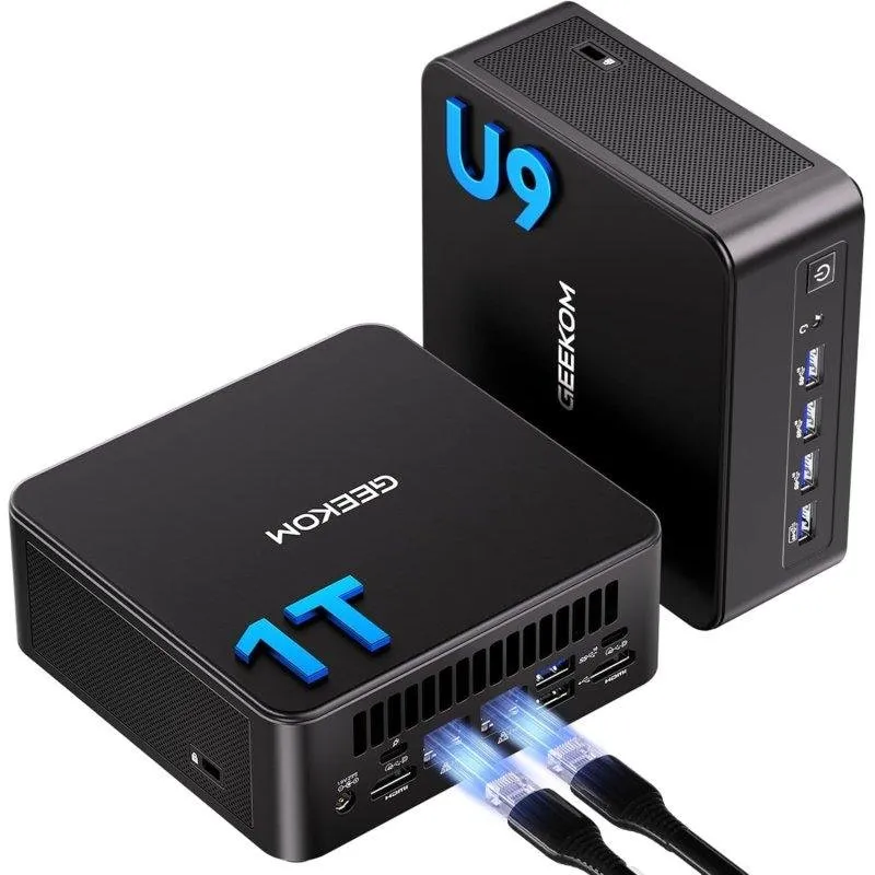 Mini PC GEEKOM IT13 Max Intel Core Ultra 9 185H 16GB 1TB SSD Windows 11 Pro Dual LAN