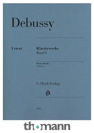 Henle Verlag Debussy Klavierwerke 1