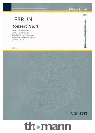Schott Lebrun Concert Nr. 1 d-moll