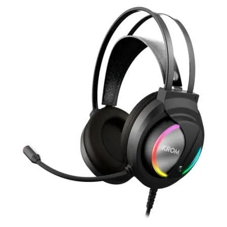 Headset Kappa Gaming RGB (Preto) - KROM