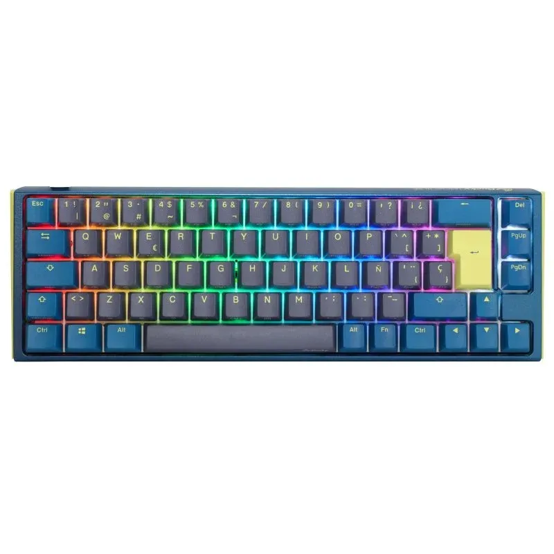 Ducky One 3 Daybreak SF 65% Hot-Swappable MX-Red RGB PBT Teclado Mecânico