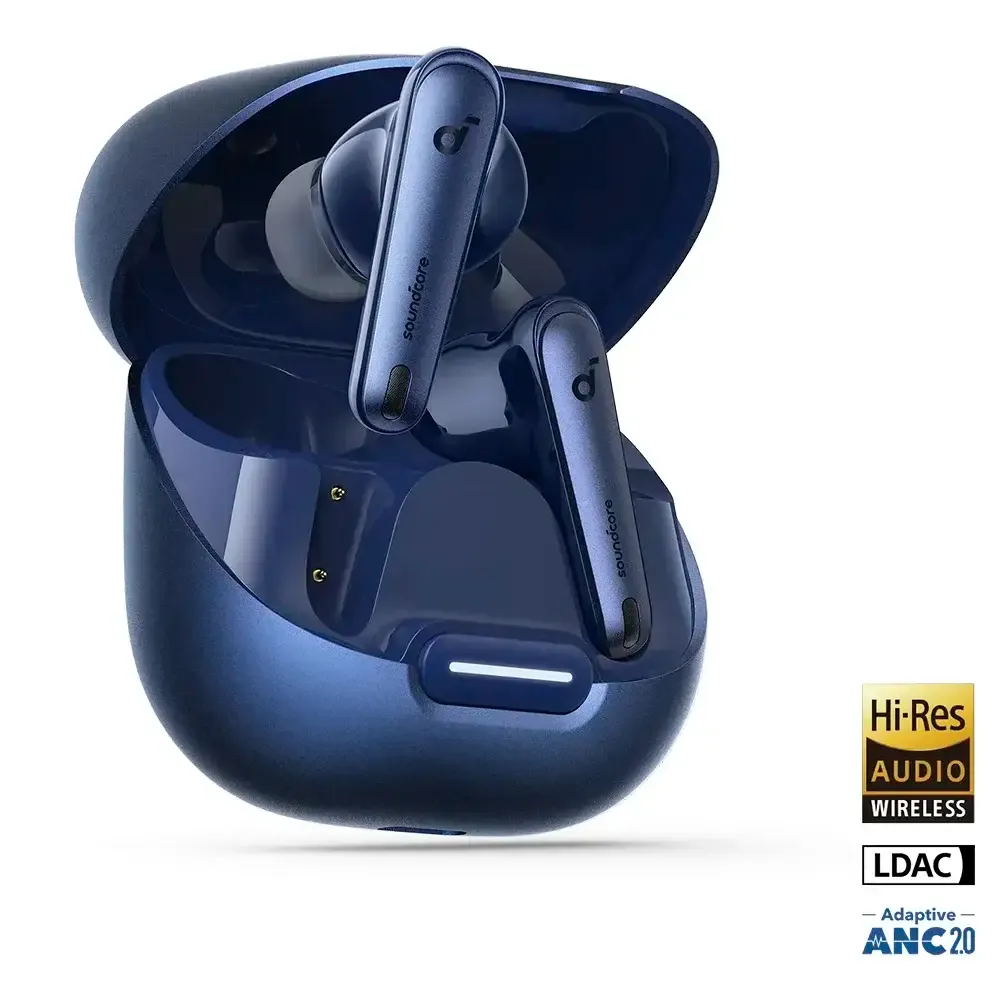 Earbuds Anker Soundcore Liberty 4 ANC True Wireless Azuis Marinhos