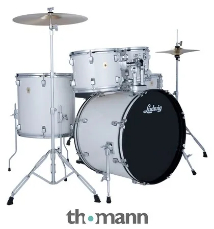 Ludwig Accent Drive 5pc Snow Dust