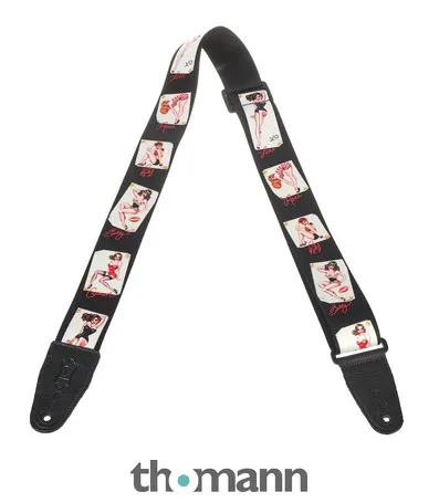 Levys Poly Print Strap 2" Pin Up