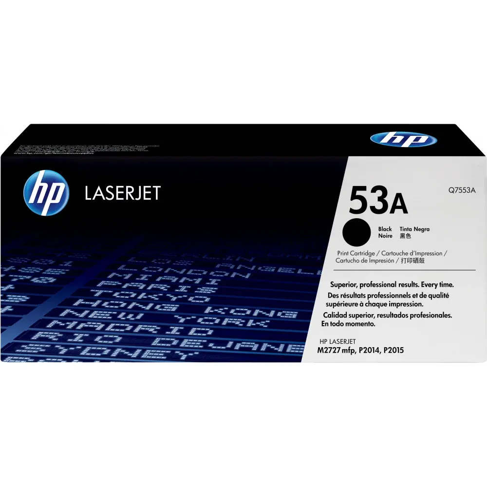 Toner Original HP LaserJet 53A Preto