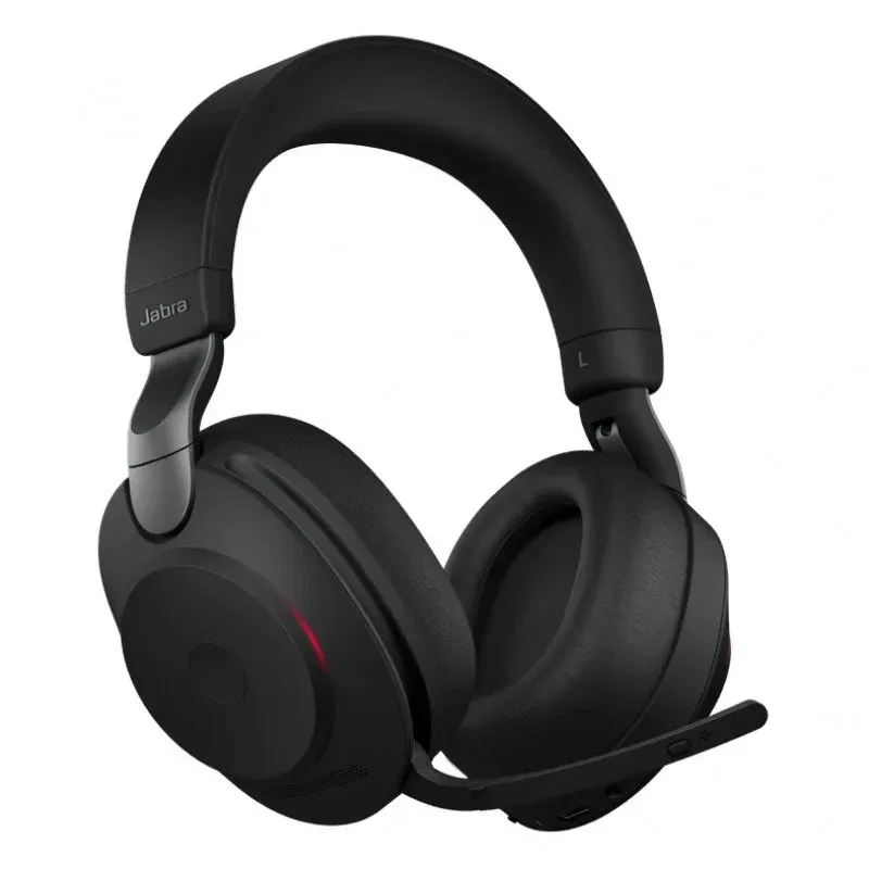 Jabra Evolve2 85 Unified Communication Headset Sem Fios USB Preto + Suporte de Carga