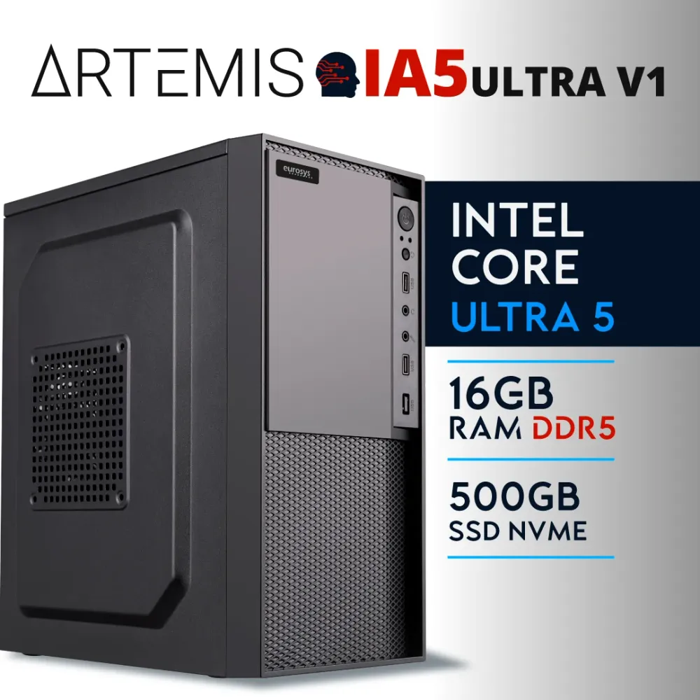 PC Gaming ARTEMIS-IA5-ULTRA-V1 - U5 225F | R5 230 2GB | 16GB | SSD 480