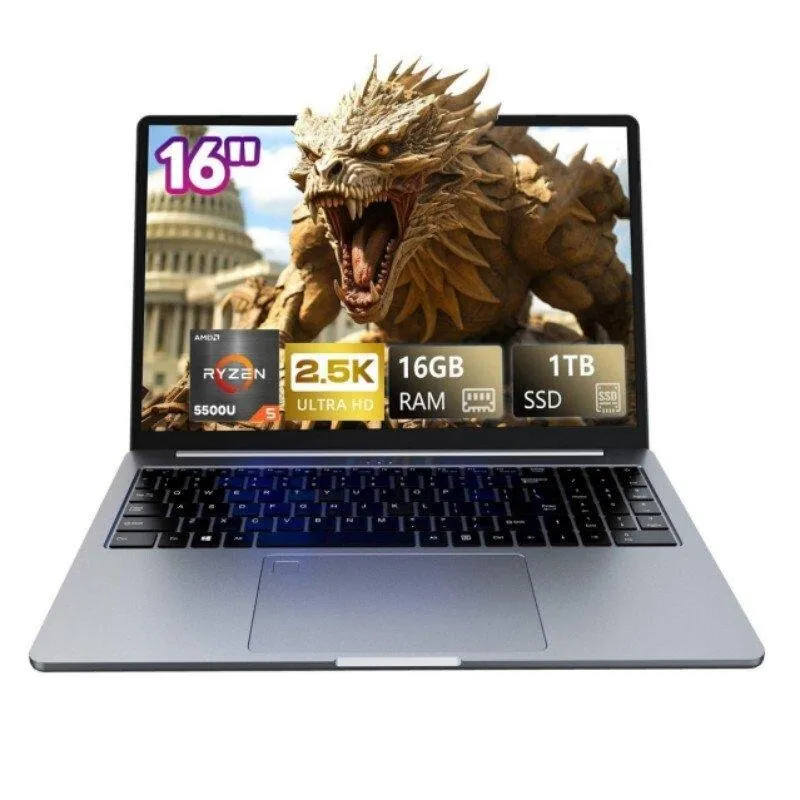 Portátil Ninkear A15 Pro 16" AMD Ryzen 5 5500U 16GB 1TB SSD Radeon Graphics Windows 11