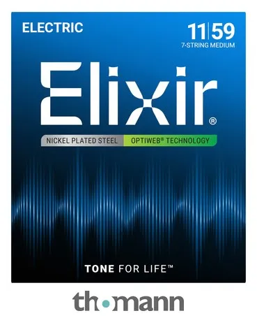 Elixir Optiweb 19106 7-String Medium