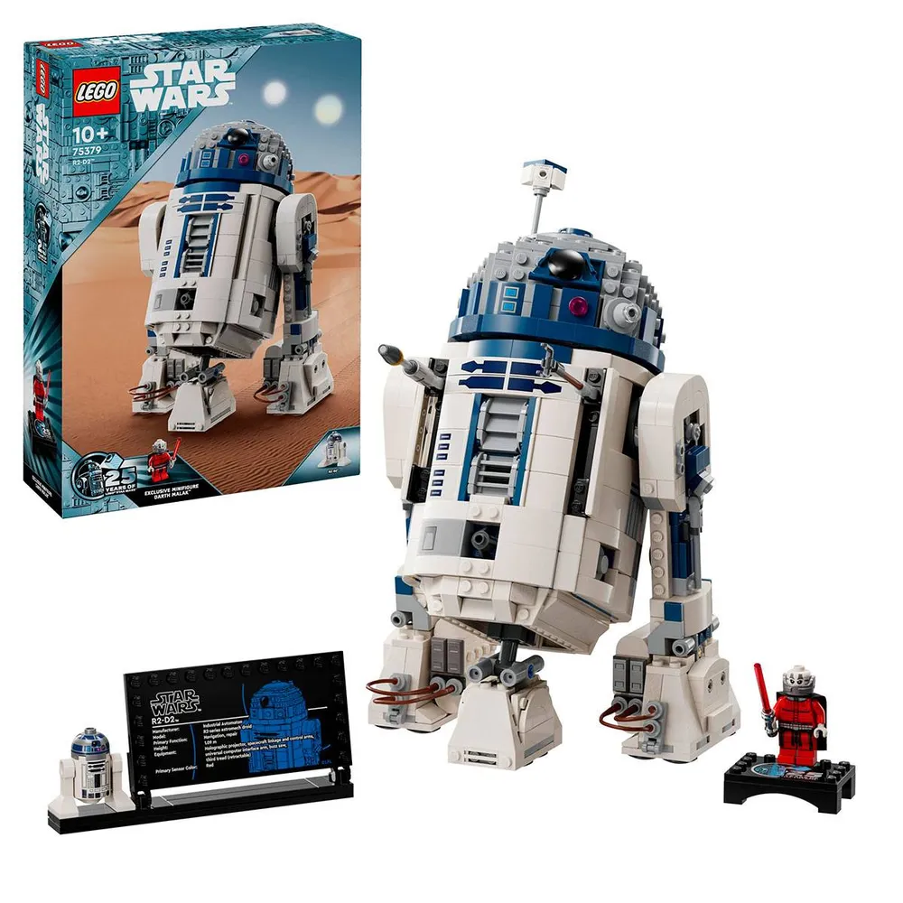 LEGO Star Wars: R2-D2 | Idades 10+ | 1050 Peças | Item 75379