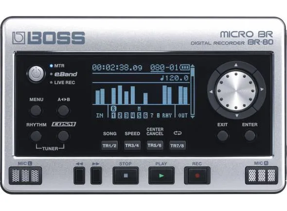 BOSS BR-80 PORTABLE 8-TRACK RECORDER