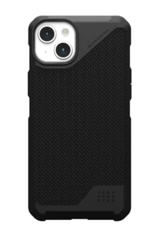 Capa UAG - Metropolis LT MagSafe iPhone 15 Plus (kevlar black)