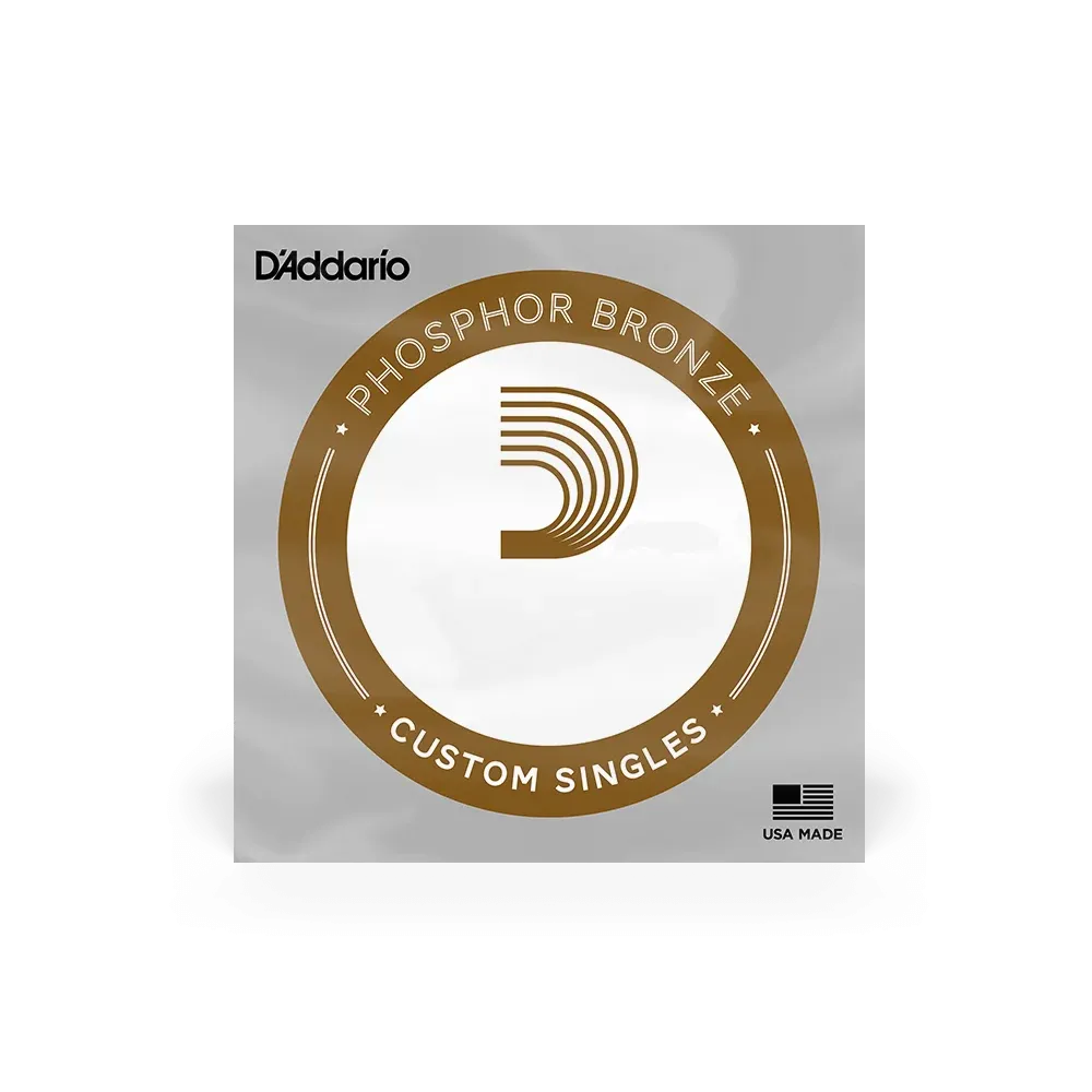 Corda Individual Guitarra Acústica D'Addario Phosphor Bronze PB053