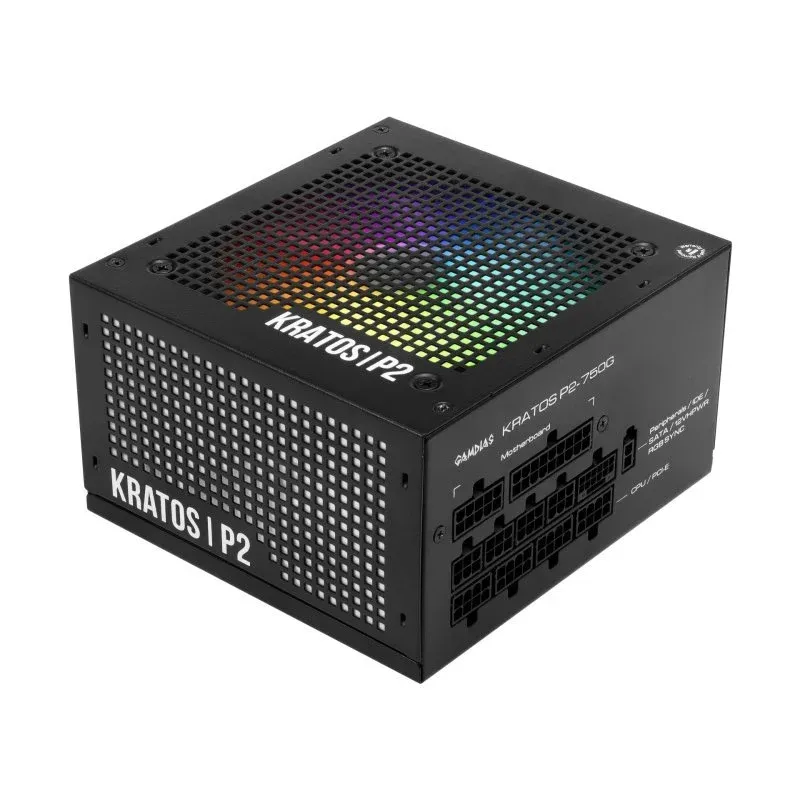 Fonte Alimentação Gamdias Helios P2-750G Fonte de Alimentação Modular 750W 80+ Gold