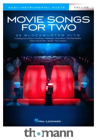 Hal Leonard Movie Songs For Two Cellos