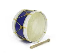 Bombo Tradicional Adamastor PLX12 Azul/Aro Branco 30cm