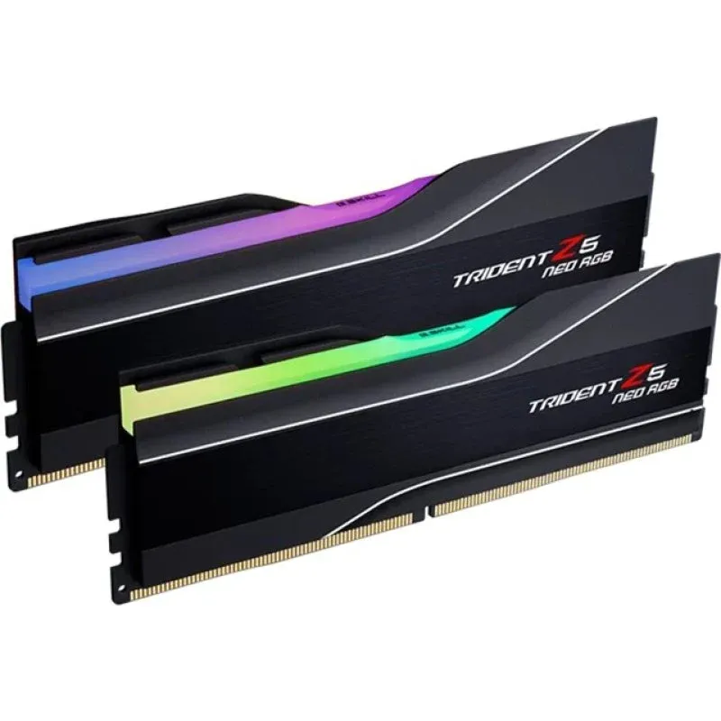 Memória RAM UDIMM G.SKILL Trident Z5 Neo RGB 32GB (2x16GB) DDR5-6400MHz (AMD Expo) CL30 (30-39-39-102) 1.40V Preta