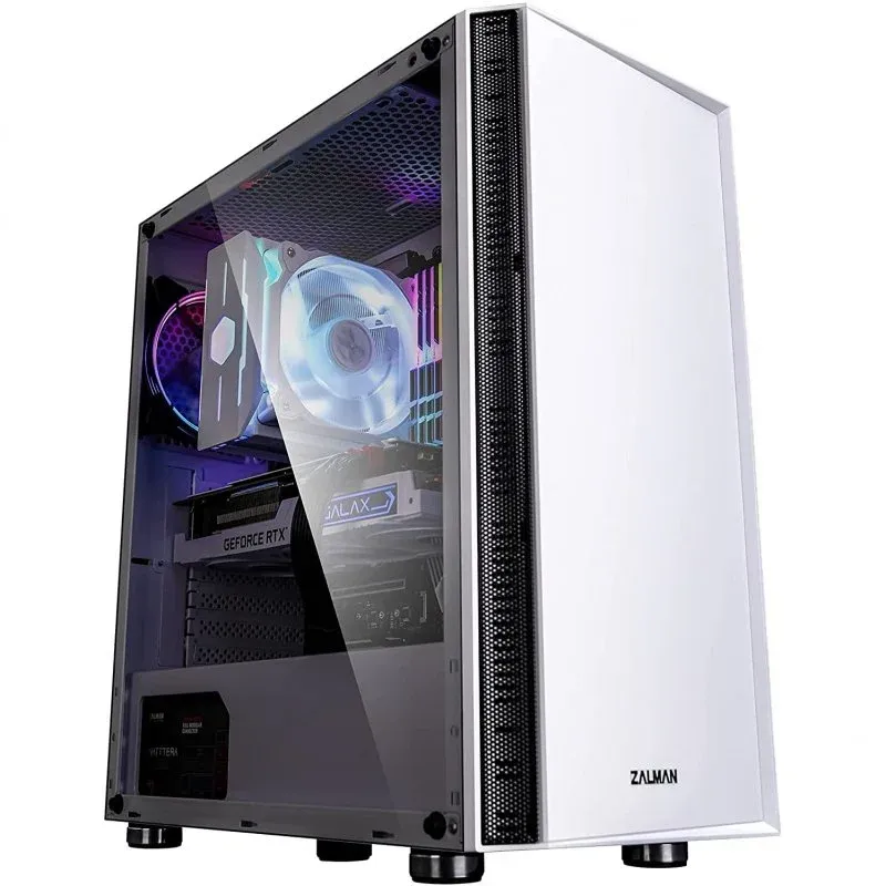 Caixa de Computador Zalman R2 Vidro Temperado USB 3.0 Branca