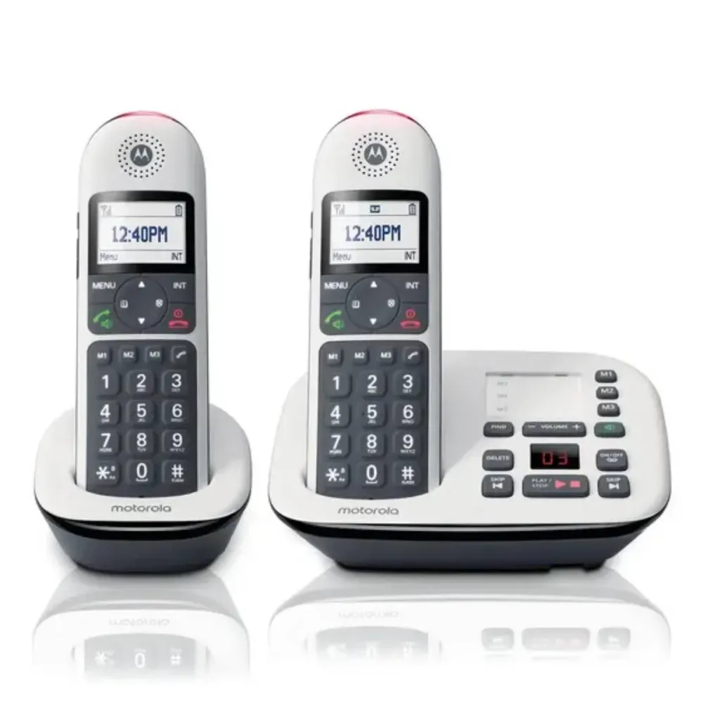 Telefone Fixo Sem Fios Motorola CD5012 Branco