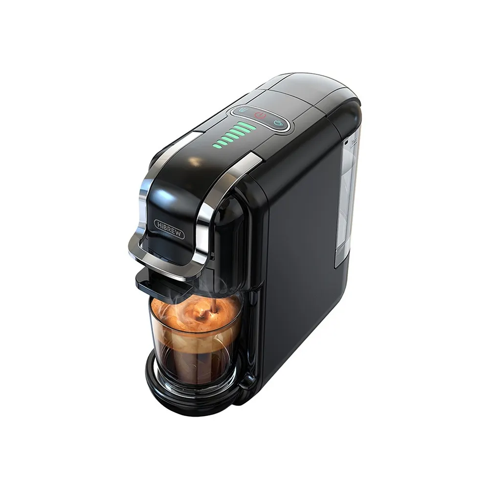 Máquina de Café Espresso H2B 5-EM-1 1450W (Preto) – HiBREW