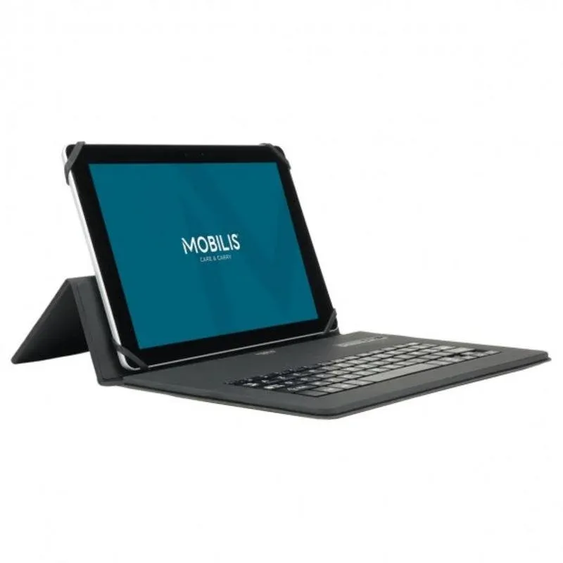 Teclado Mobilis Origine AZERTY Francês Bluetooth sem fios preto com capa