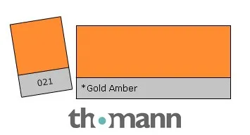 Lee Colour Filter 021 Gold Amber