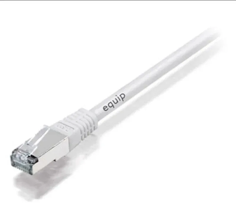 Cabo de Rede RJ45 Equip Cat.7 S/FTP Branco 3m