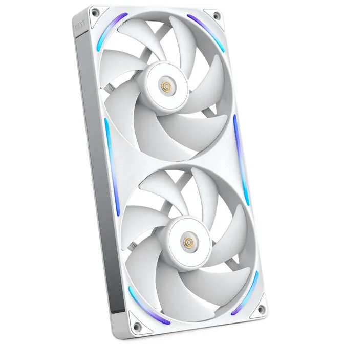 Ventoinha NZXT F280X Perfomance RGB Single-Frame Brancas - Dupla Ventoínha 140mm (280mm)