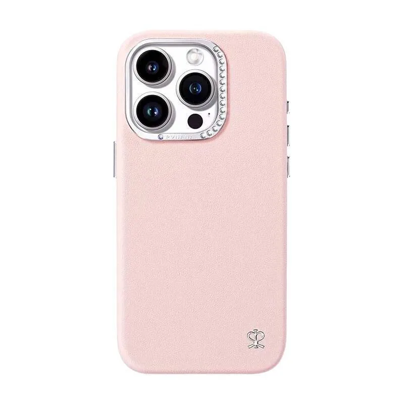 Funda para móvil Joyroom Starry PN-14F4 capa sintética rosa com cristais para iPhone 14 Pro Max