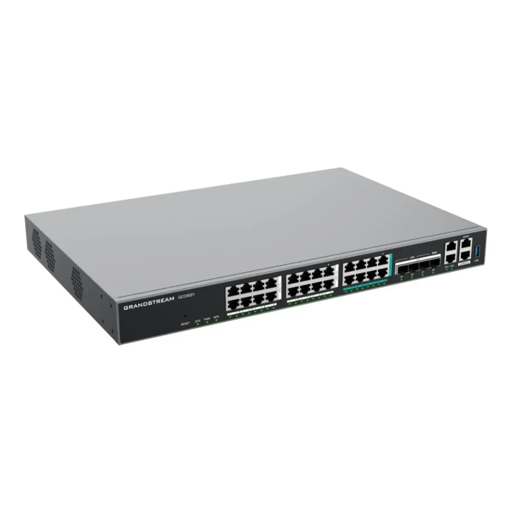 Switch Grandstream GCC6021 8X 2.5G PoE++, 16x 1G PoE+, 4 10G SFP+
