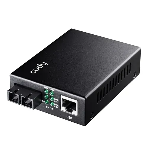 Conversor Fibra Cudy MC100SA-20 10/100Mbps Single-Mode