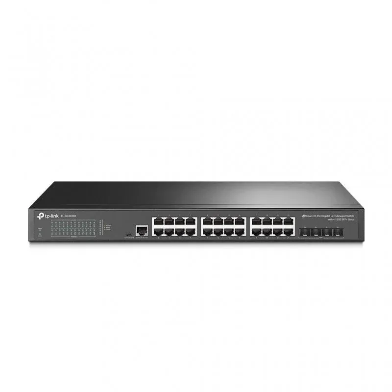 TP-Link TL-SG3428X Switch Administrável L2 24 Portas Gigabit 4 SFP+