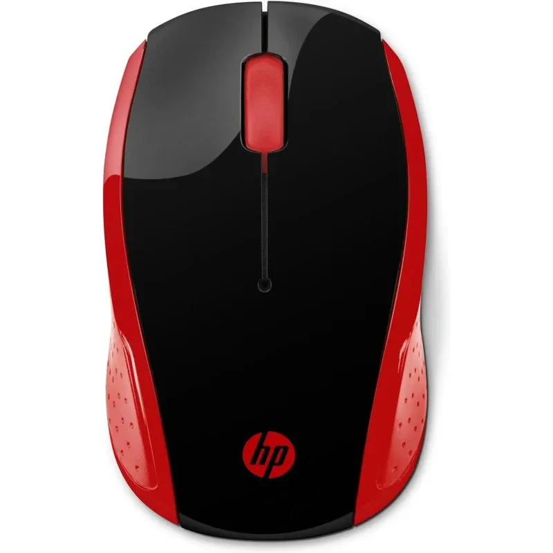Rato HP 200 Sem Fios 1000 DPI Vermelho Imperial Ambidestro