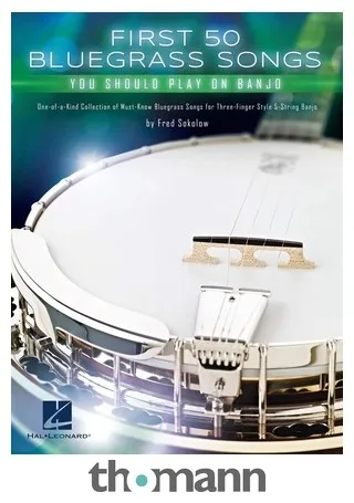 Hal Leonard 50 First Bluegrass Songs Banjo