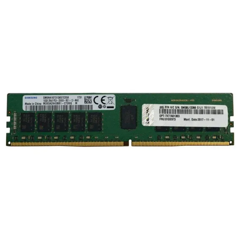 Memória RAM Lenovo 4X77A77495 Módulo RAM DDR4 16GB 3200MHz ECC UDIMM 288-pin para Servidor/PC