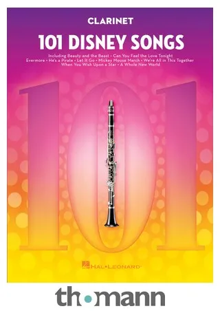 Hal Leonard 101 Disney Songs Clarinet