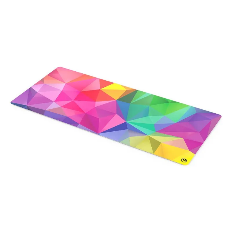 Tapete de rato gaming multicolorido ENDORFY XL com base antiderrapante e bordas acabadas