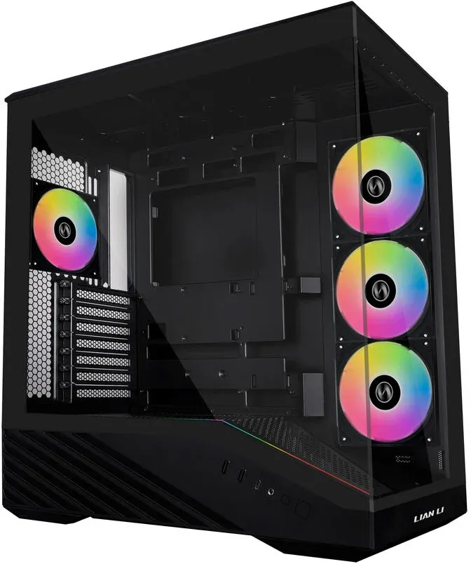Caixa ATX Lian Li Vector V100 Preto Vidro Temperado