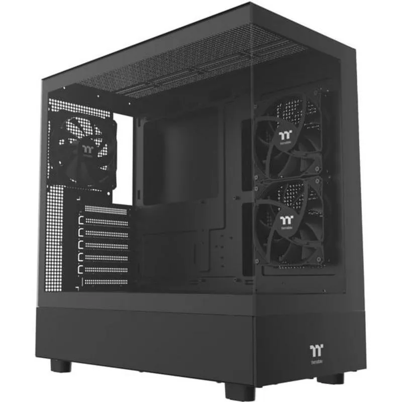 Caixa de Computador Caixa PC Thermaltake Pureline 270 Preta Torre Midi Vidro Temperado Radiadores 360mm