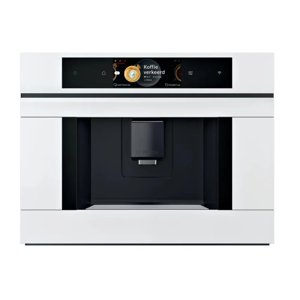 Máquina de café automática Bosch Serie 8 2000w 19Bar Branca