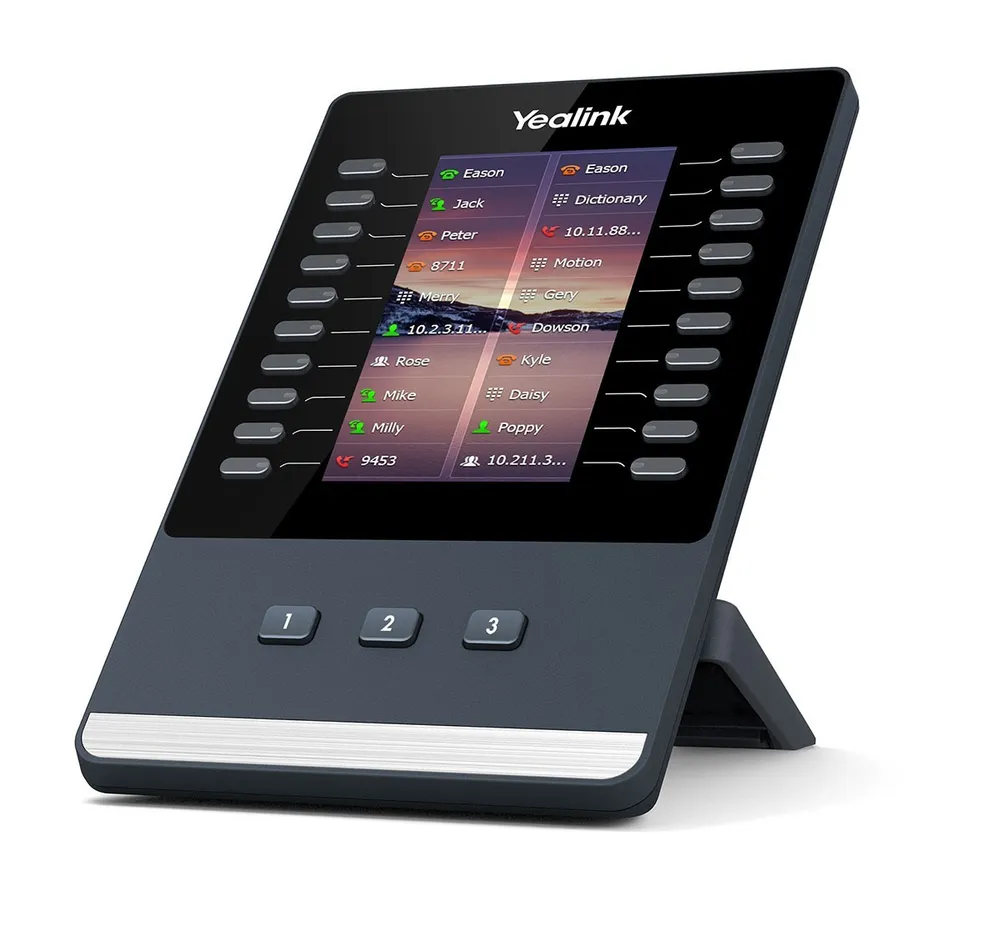 Módulo de Extensão Yealink EXP43 para T43U/T46U/T48U/T44U/T44W