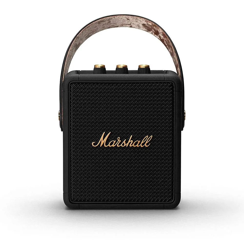 Coluna Marshall Stockwell II Bluetooth Black & Brass