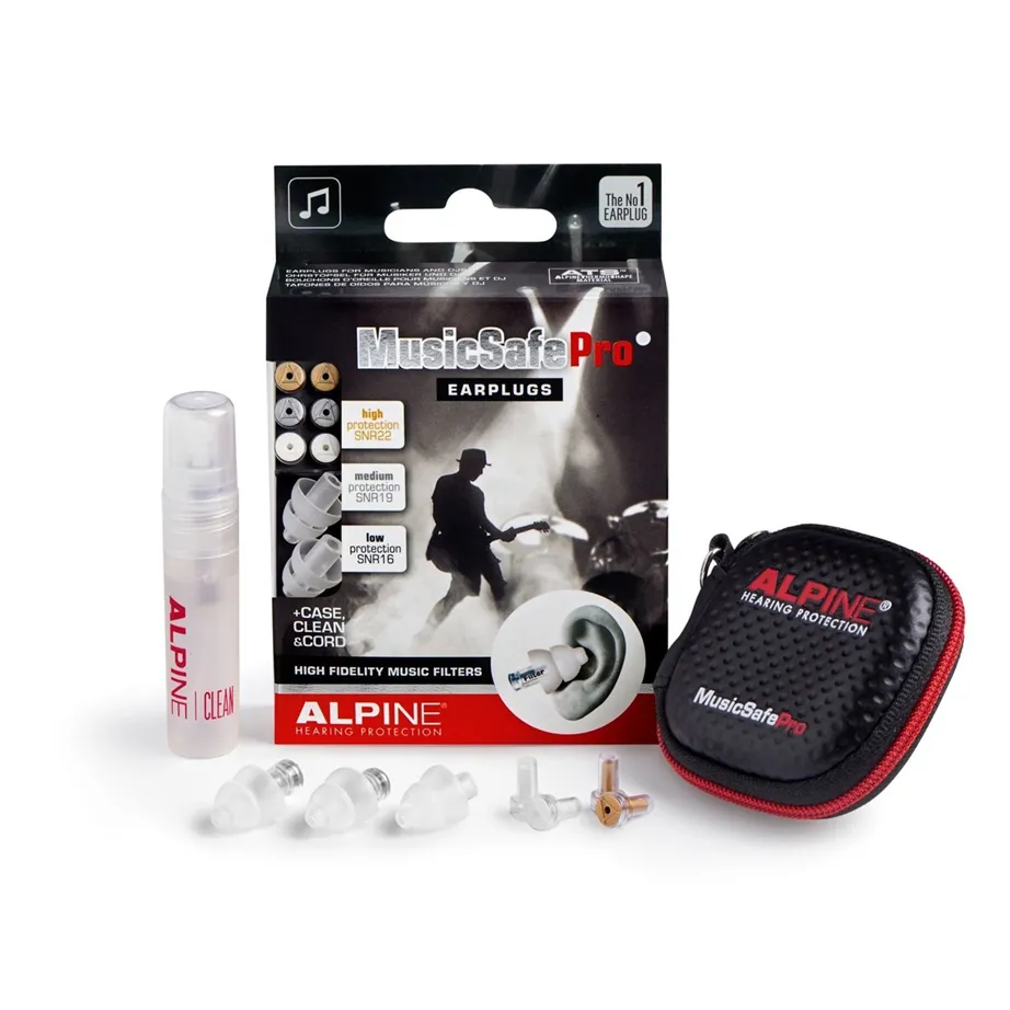 Protetor auricular Alpine MusicSafe Pro 3 Niveis Transparentes