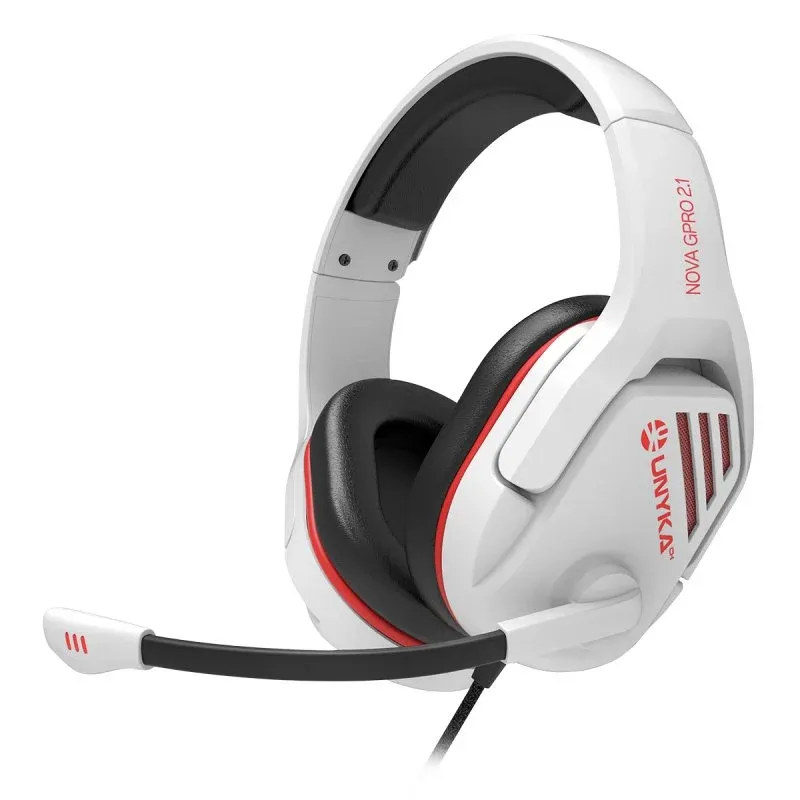 UNYKAch Nova GPRO 2.1 Headset Gaming Brancos